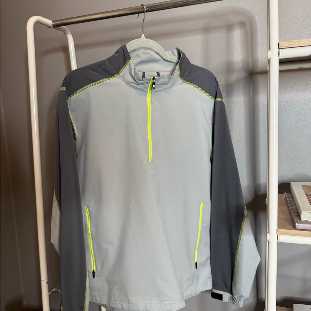 Footjoy Men's Gray and green Jacket